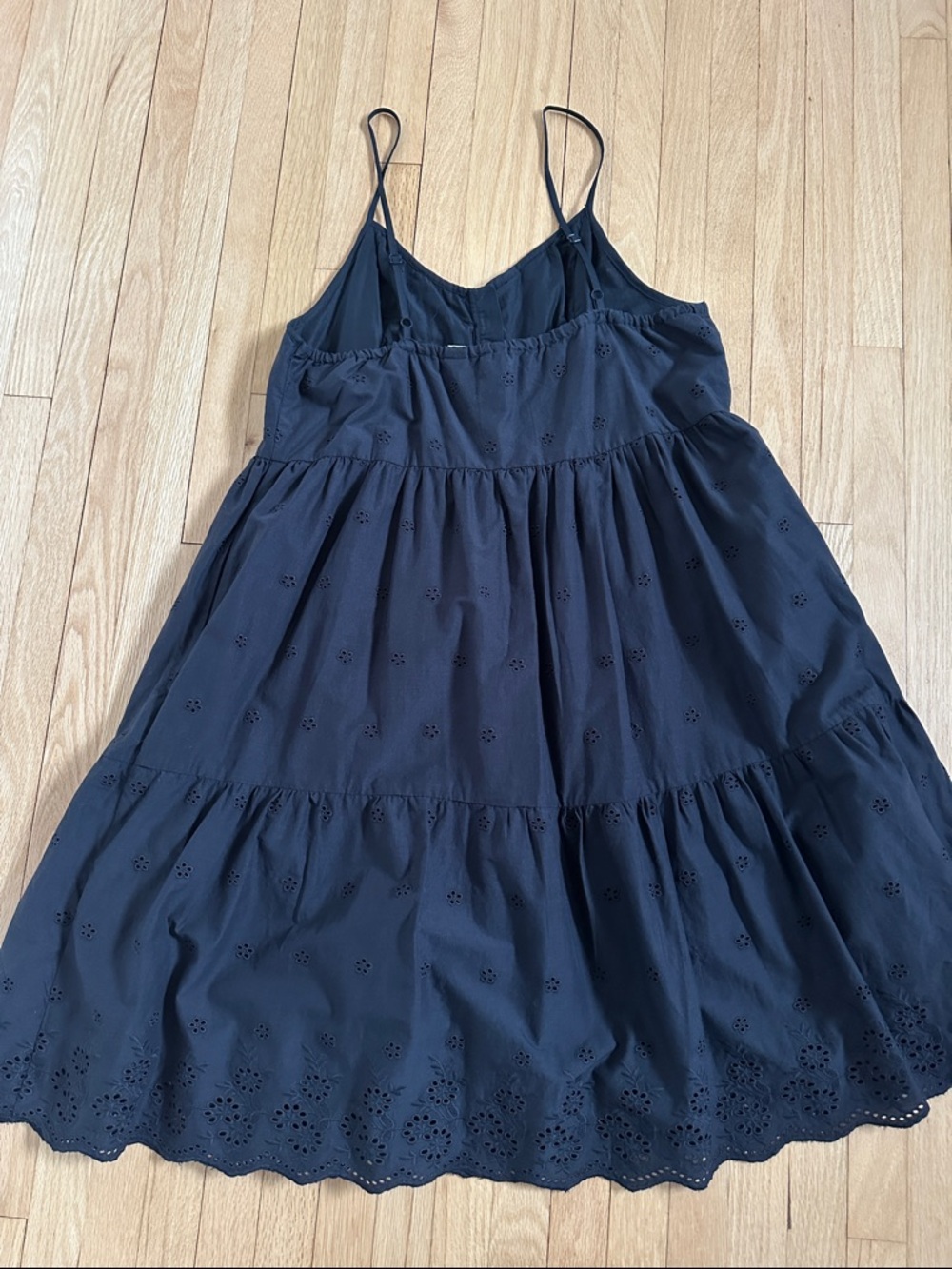 Levi’s Cora eyelet black babydoll dress medium - Picture 11 of 13